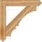 Ekena Millwork Balboa Arts & Crafts Rough Sawn Bracket, Western Red Cedar, 6"W x 44"D x 44"H BKT06X44X44BOA03RWR - alternate 4
